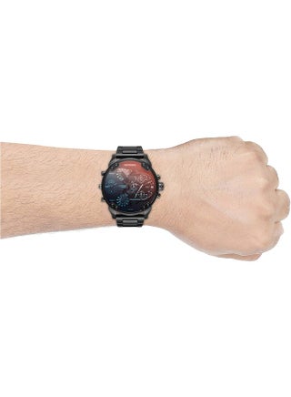 Men Mr Daddy 2.0 Round Shape Stainless Steel Chronograph Wrist Watch 55 mm - Black - DZ7395 - view 5