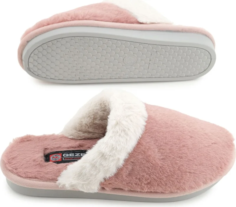 Gezer Women's Winter Comfortable Sole Home Garden Plush Slippers