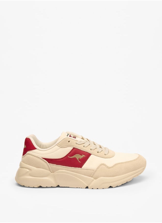 kangaROOS - Women's Panelled Sneakers with Lace-Up Closure - Image 1
