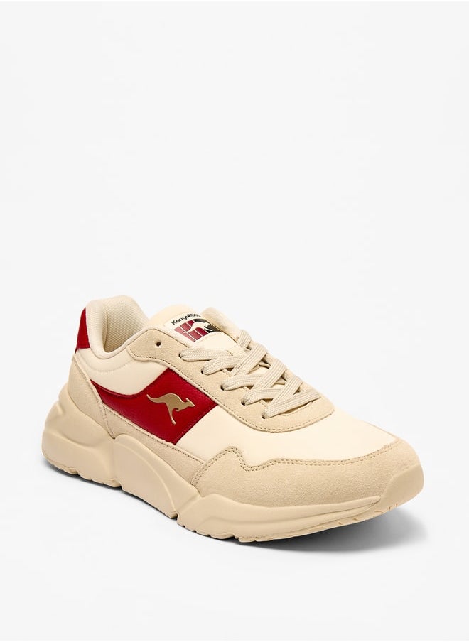 kangaROOS - Women's Panelled Sneakers with Lace-Up Closure - Image 1