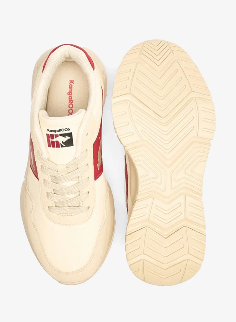 kangaROOS  Women's Panelled Sneakers with Lace-Up Closure for Women | Best Price UAE