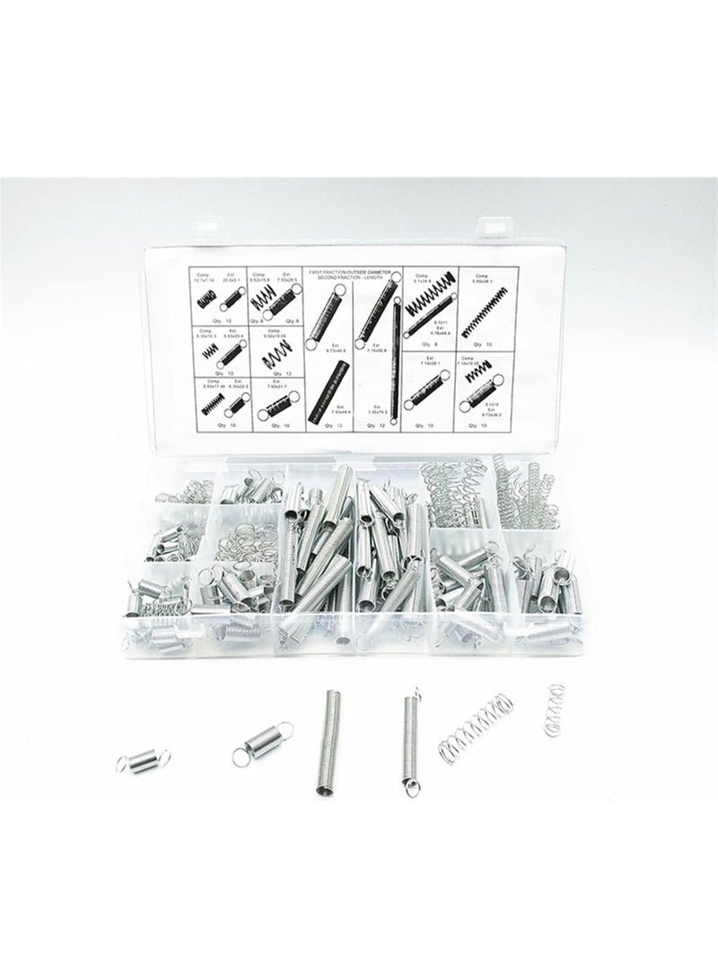 GGOOT 200pcs Set Spring Steel Compression Spring Set Accessories With Storage Box Portable Hardware Tool Compression Coil Compressed - Image 5