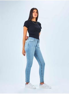 High-Waist Light Blue Shade Skinny Jeans. - pzsku/ZB8AA994542AF0FFD4926Z/45/_/1721178005/a5a564c8-cc1b-492f-89cd-71bf662f2519