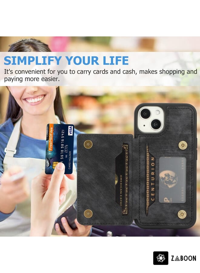 Zaboon Protective Case For iPhone 11 Dream Magnetic Back Cover Card Wallet - Image 3