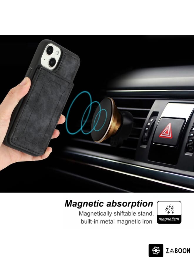 Zaboon Protective Case For iPhone 11 Dream Magnetic Back Cover Card Wallet - Image 5