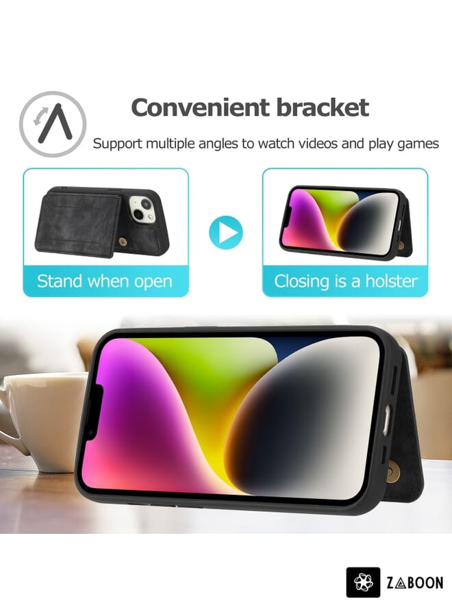 Zaboon Protective Case For iPhone 11 Dream Magnetic Back Cover Card Wallet - Image 4