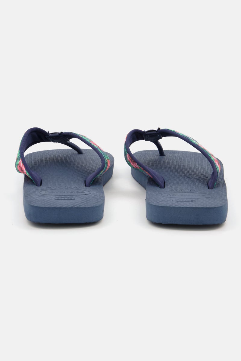 havaianas Women Style 2 Slip On Slippers, Navy  - Image 2