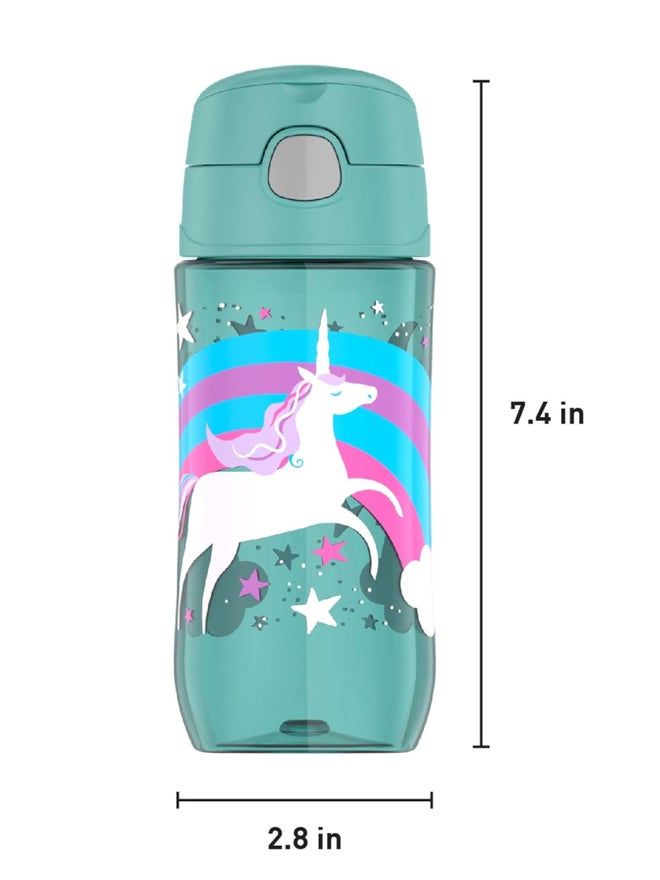 THERMOS Funtainer Plastic Kids Unicorn Bottle 470Ml - Image 4