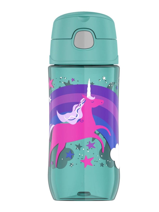 THERMOS Funtainer Plastic Kids Unicorn Bottle 470Ml - Image 1