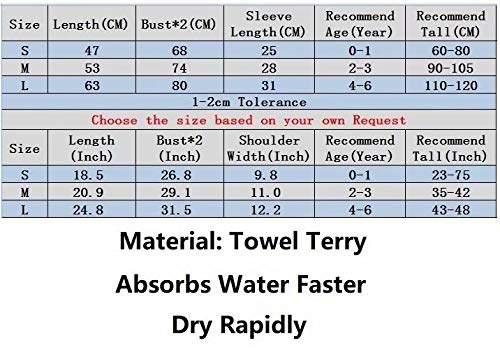 SZCQ Baby Girl Bathrobe Wash Waddle Princess Crown Hooded Towel Terry Newborn Blankets Bath Robes 0 12 18 Month Ultra Absorbent (White Princess  S) - Image 3
