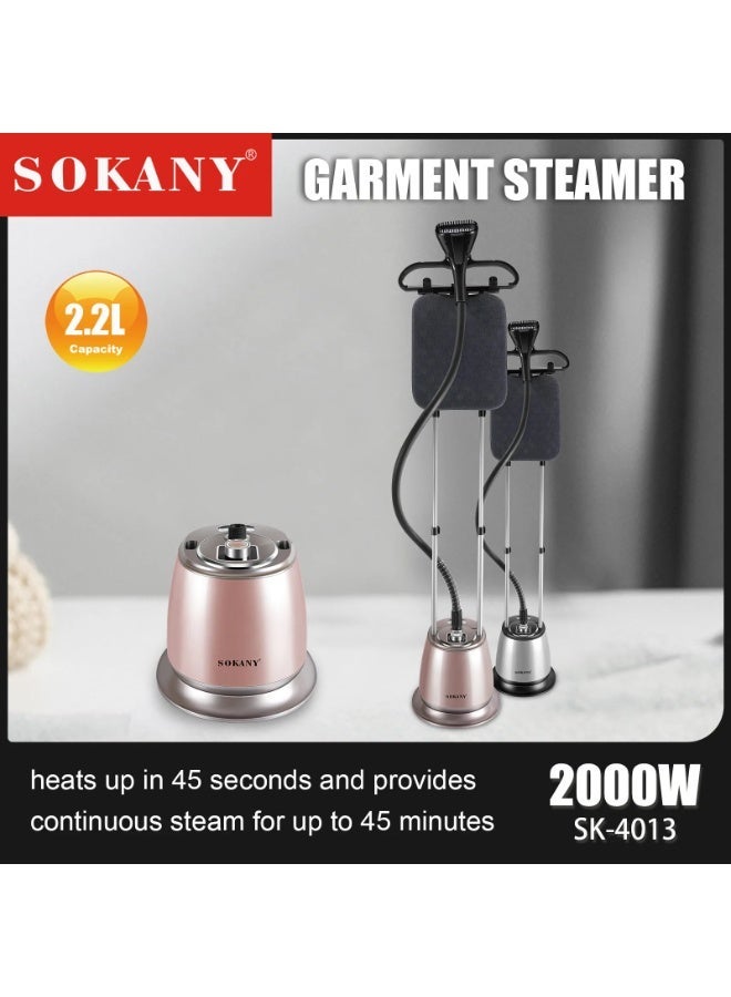 SOKANY SK-4013 Professional Garment Steamer with 2.2L Tank and 45-Minute Continuous Steam - Image 2