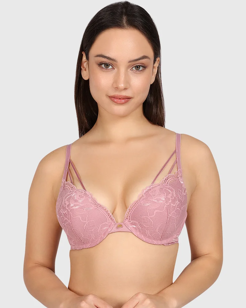 Isla & Evie Isla & Evie Obvious Double Pushup Plunge Bra