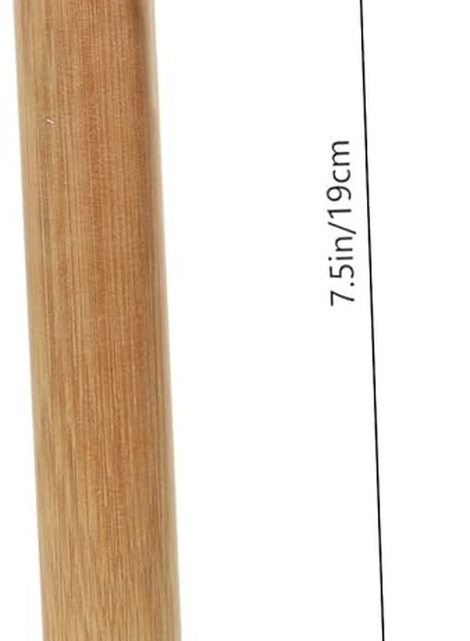 فرشاة أسنان سفر من الخيزران مع أنبوب تخزين محمول أداة العناية بالفم المدمجة - Image 3