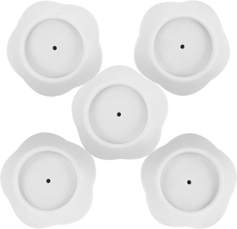 Carefully selected material LIOOBO Gate Wall Protector Cups for Safety Gates 5pcs Anti-Skid Plastic Wall Pads with Adjustable Extending Rods for Door and Stair Use, Pet and Protection Barrier Economical varied sizing picks - Image 1