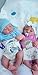 GYCV Lifelike Reborn Baby Dolls Twins Boy and Girl 20 Inch Weighted Full Body Silicone Realistic Newborn Baby Dolls Twins Real Life Baby Dolls Twin with Feeding Accessories Birthday Gifts for Kids - Image 2
