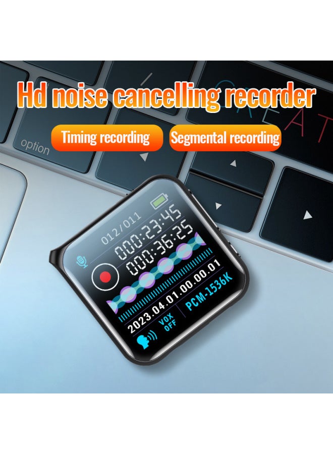 M30 Mp4 E-book FM Student Class Ai ذكي عالي الدقة لتقليل الضوضاء مسجل التحكم الصوتي MP3-اللون: + الإنجليزية المحايدة - السعة: 16 جيجابايت - Image 3