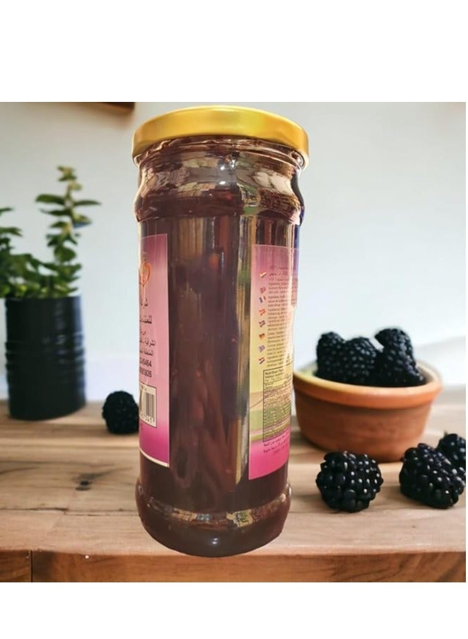 Nebras Natural Mulberry Jam with Whole Berries - 450 gm - Image 3