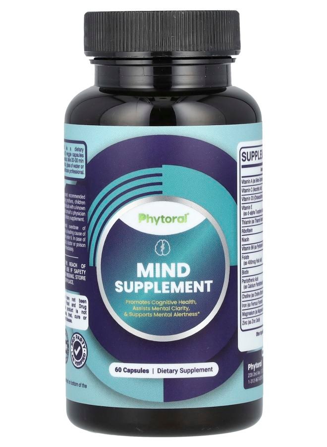 Phytoral Mind Supplement 60 Capsules - Image 1