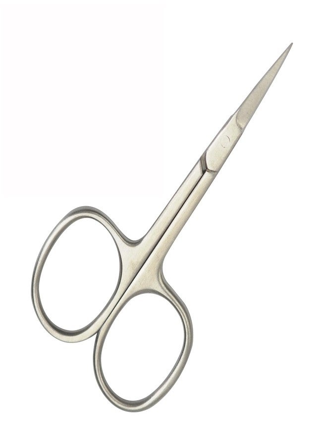 YTBYT Nail Scissors Cuticle Scissors Stainless Steel Straight Beauty Scissors for Facial Hair Nail Cuticle Removal (Straight Tip) - Image 1