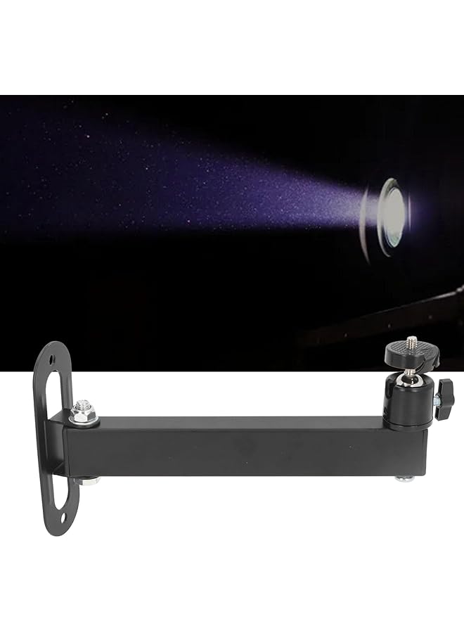 Projector Wall Mount Foldable Universal 1 4 Interface Adjustable Angle Strong Load Capacity 20Cm Bracket With 360° Rotation For Projector And Camera