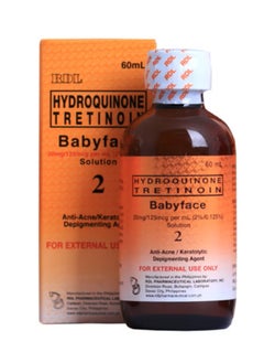 Babyface Astringent Hydroquinone Tretinoin Orange 60ml 