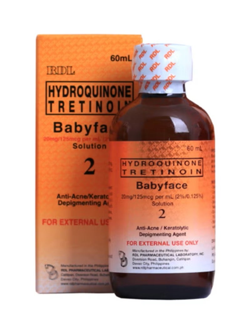 Babyface Astringent Hydroquinone Tretinoin Orange 60ml
