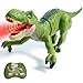 Sunrad Remote Control Dinosaur Toys for Kids 35 47 812 Year Old Electronic RC Robot Dinosaur with Spray  Light  Roar Realistic Walking TRex Toys Birthday Gifts for Boys GirlsGreen - Image 2
