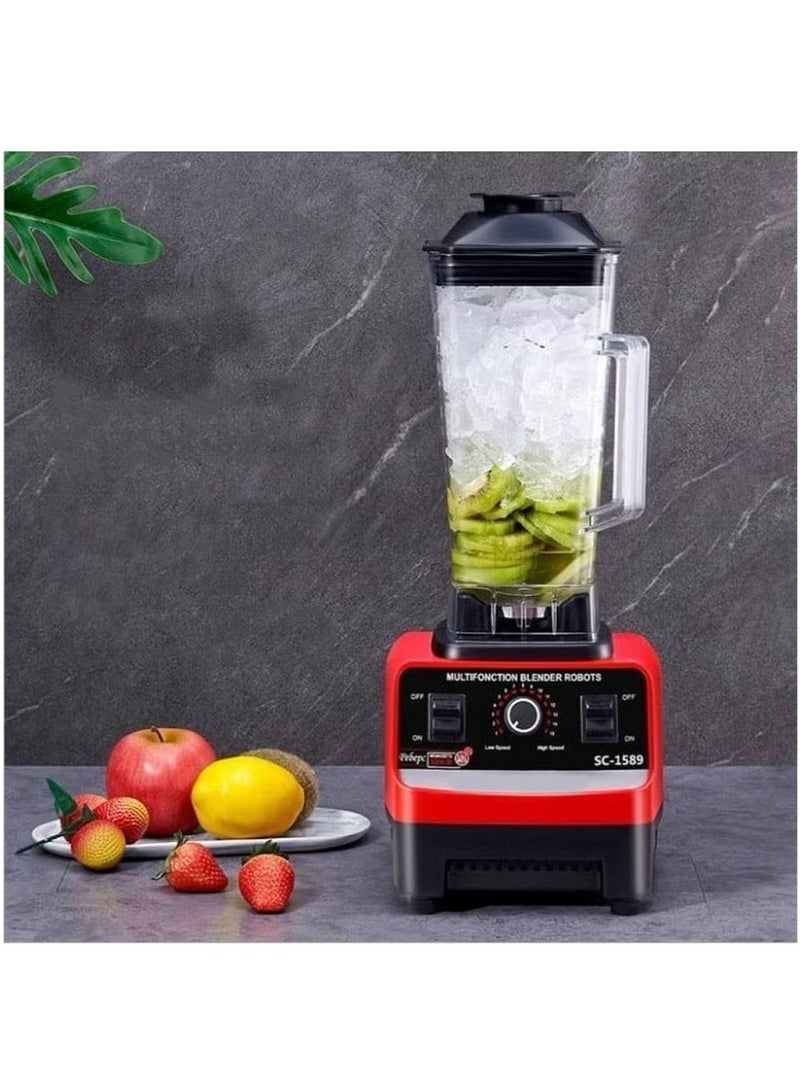 2 in 1 Electric Blender with Multifunctional Grain Grinder 2L  - Image 4