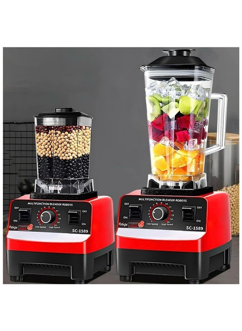 2 in 1 Electric Blender with Multifunctional Grain Grinder 2L  - Image 2