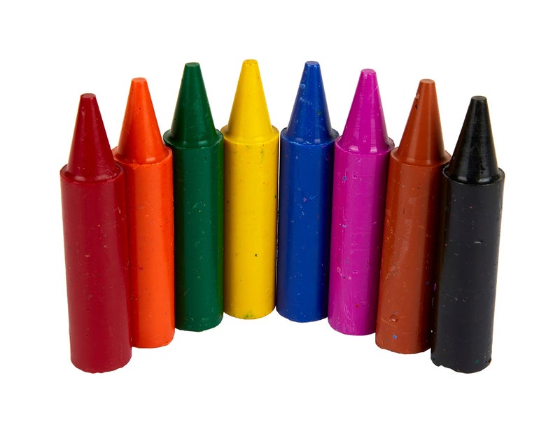 CRAYOLA MyFirst Jumbo Crayons - Assorted Colours (Pack of 8) | Easy-Grip Colouring Crayons Perfect for Toddlers Hands | Ideal for Kids Aged 12+ Months - Image 3