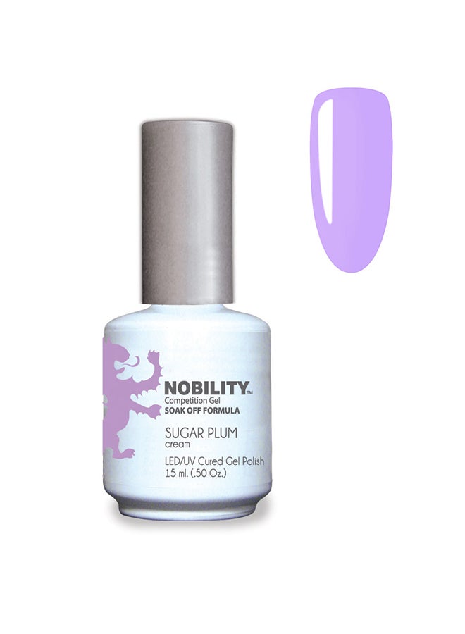 Lechat Gel Nail Polish 15 ml, Long Lasting, Chip Resistant, Requires Drying Under UV Led Lamp Sugar Plum Nbgp126
