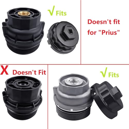Ibetter Oil Filter Wrench for Toyota, Lexus, RAV4, Camry, Tundra, Highlander, Sienna and More - Oil Filter Cap Removal Tool for 2.5L to 5.7L Engines with 64mm Cartridge Style Oil Filter Housings - Image 5
