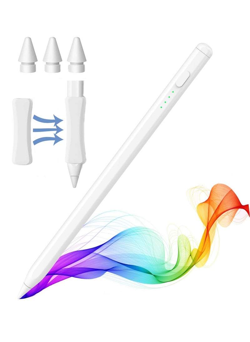 هيان 2025 أحدث قلم Stylus لـ iPad (2018-2025) -13 دقيقة شحن سريع مع حساسية الميل ورفض النخيل لـ iPad 11/10/9/8/7/6th Gen ، Air 7/6/5/4/3/M3/M2 ، Pro 13 "/12.9" /11" /M4 ، Mini 7/6/5th - Image 1