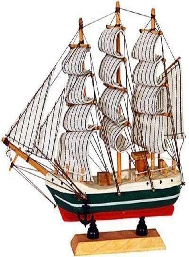 GiftoshopeeWooden Sailing Ship Showpiece Office Home Decoration Business Gifts