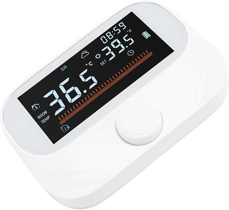 Zunate Smart Thermostat with Programmable Settings, Wireless LCD Display Temperature Controller for Home, Energy Saving with Multiple Control Modes - Image 1