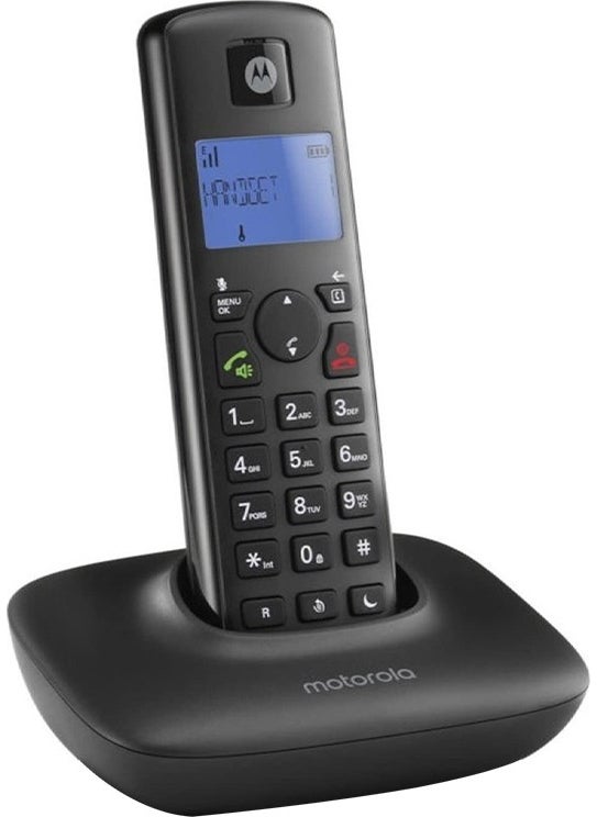 Motorola T401 + هاتف لاسلكي بلاك دكت 
