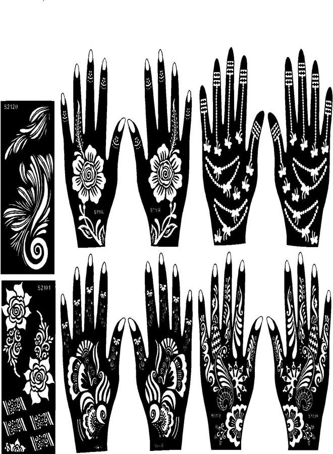 Ivana's Tatto Stencil for | Hand | Body | Face | Heena Art Temporary Tatto for Girls & Women, Design No. 1033 - Image 1