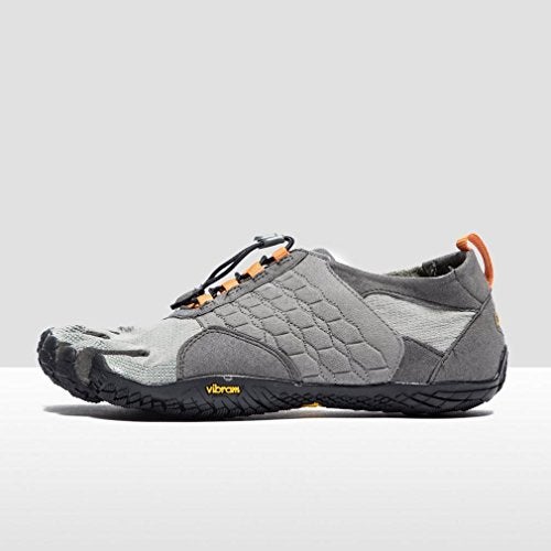Vibram Men's FiveFingers Trek Ascent Shoe, Grey/Black/Orange, 44 EU / 10.5-11 US - Image 2