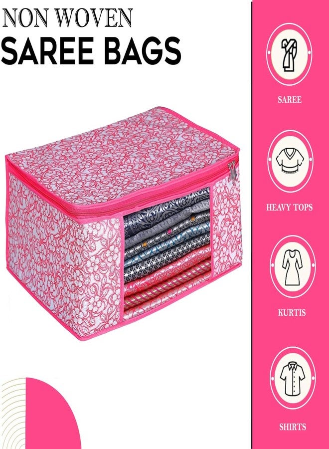 SHAPING FABRIC Garment Cover Non-Woven 90 GSM with Transparent Window & Double Metal Zipper - Pack of 10 | Dustproof Clothes Storage Bag for Sarees, Suits, Jackets, Shirts SBXLRL152493517524148524521 - Image 2