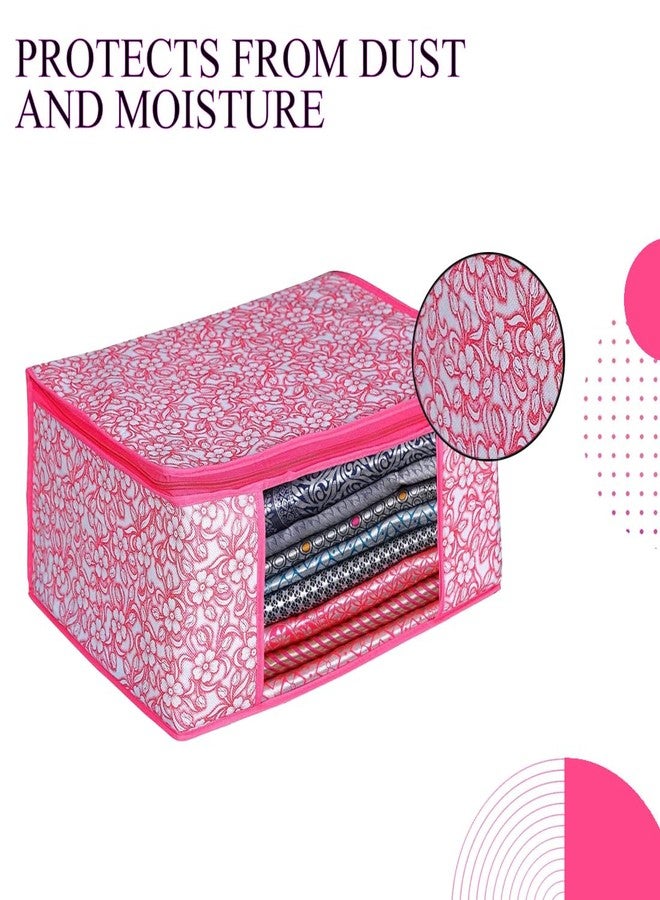 SHAPING FABRIC Garment Cover Non-Woven 90 GSM with Transparent Window & Double Metal Zipper - Pack of 10 | Dustproof Clothes Storage Bag for Sarees, Suits, Jackets, Shirts SBXLRL152493517524148524521 - Image 3