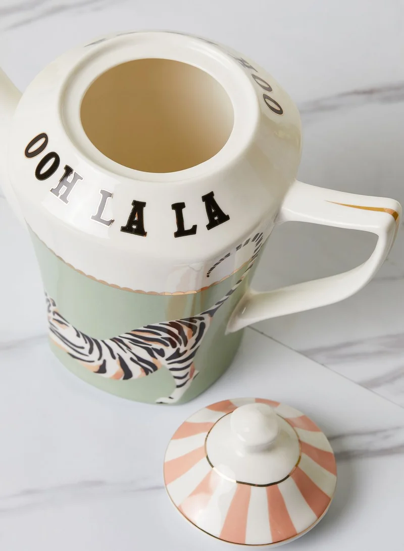 YVONNE ELLEN Ooh La La Tiger Teapot
