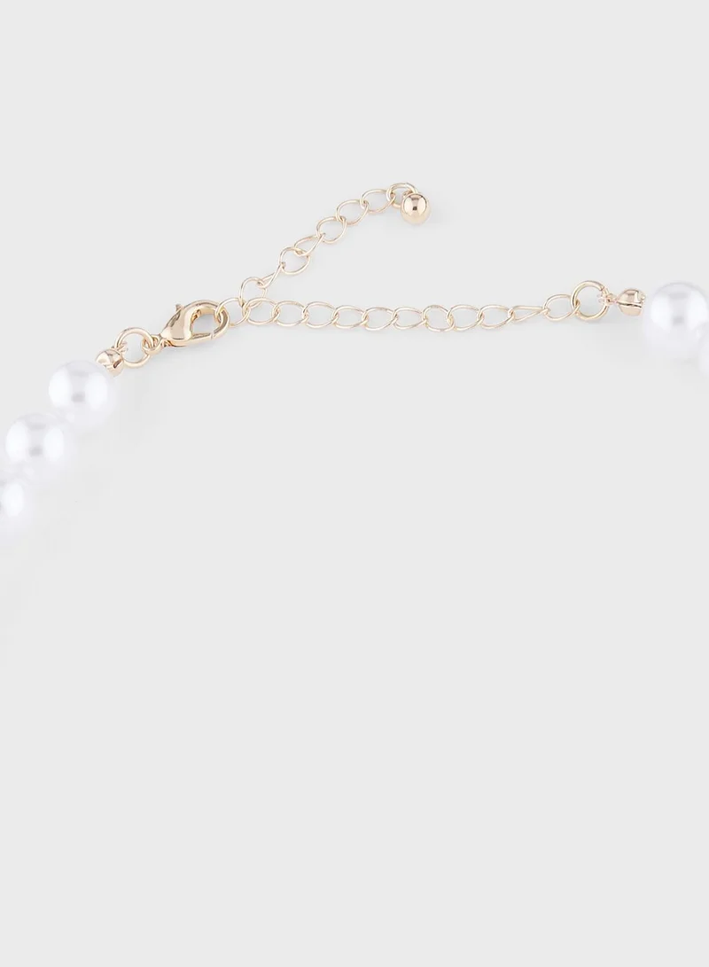 Ella Limited Edition Pearl Necklace & Stud Earrings Set