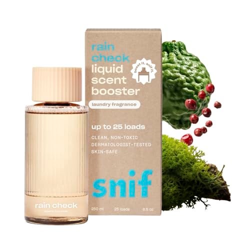 Snif Rain Check Scent Booster, Clean and Crisp Scent, 25 Loads, Non-Irritating to Skin, Clean, Non-Toxic, Vegan, Cruelty Free, 8.5oz - Image 1