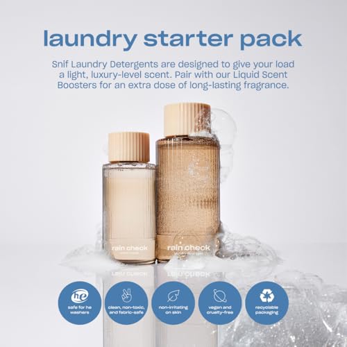 Snif Rain Check Scent Booster, Clean and Crisp Scent, 25 Loads, Non-Irritating to Skin, Clean, Non-Toxic, Vegan, Cruelty Free, 8.5oz - Image 5
