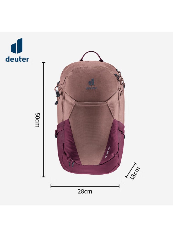 Deuter Futura Women's Outdoor Large Capacity Hiking Backpack Gray Rose - 21sl - Image 1