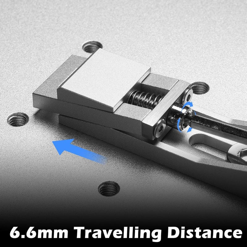 Genmitsu Upgrade CNC Router Vise Clamp for Large Woodworking & Metalworking Project, Low Profile Aluminum Toe Clamp, Size 4.2" x 0.9" x 0.6" (106mm x 22mm x 15mm), 2PCS - Image 3