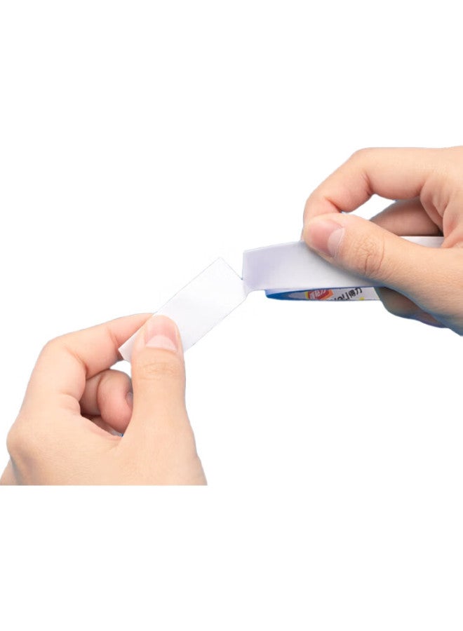 Deli High-Adhesive Cotton Paper Double-Sided Tape, 12Mm*10Y(9.1M/Roll), Student Stationery, Back-To Essential, School Supplies, White, 24 Rolls/Bag, Office Supplies, 30401 - Image 2