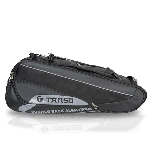 Tanso Professional Badminton Kit Bag | Spacious Multisport Racket Bag with Insulated Temperature Controlled Compartment, Separate Shoe Section & Premium Materials - Image 1