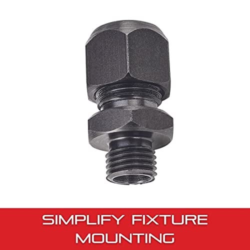 Starrett Steel Dial Indicator Split Collet - 1/2-32UN Thread Size, 9/32" Thread length, .375" Diameter Through Hole for Indicator Stem, Black Finish - 25SC38B - Image 3