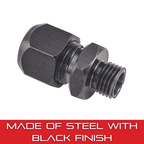 Starrett Steel Dial Indicator Split Collet - 1/2-32UN Thread Size, 9/32" Thread length, .375" Diameter Through Hole for Indicator Stem, Black Finish - 25SC38B - Image 4